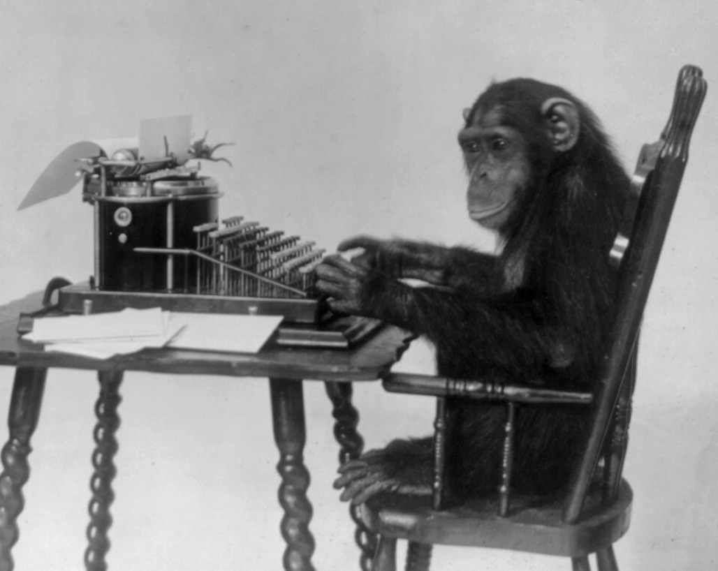 Monkey typing